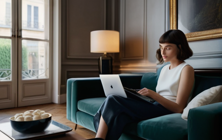 OTT와 광고주의 관계 - **Prompt for Mid-roll (pendant le contenu):**
    "A cozy, modern French living room at dusk. A youn...