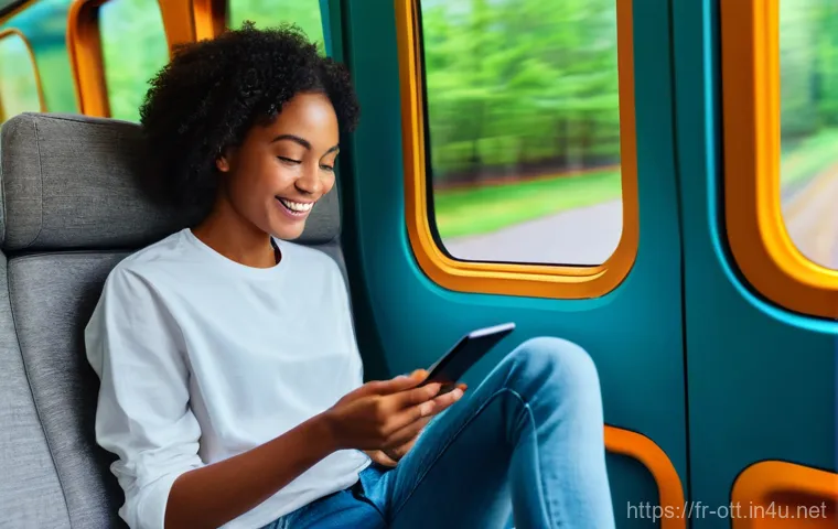 OTT와 소비자 행동 변화 - **Prompt 1: Relaxed Viewer in Various Settings**
A young woman in her late 20s, with a relaxed a...