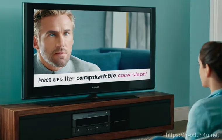 OTT와 광고 차단 기술 - **Prompt 1: The Frustration of Interrupted Entertainment**
    "A person in their late 20s, dressed ...